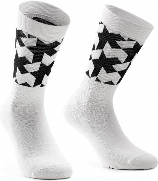 Assos Monogram Socks Evo Fietssokken maat II 43 46, grijs