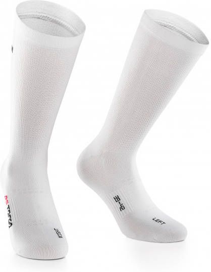 Assos RS Socks Targa Fietssokken maat II 43 46, grijs/wit