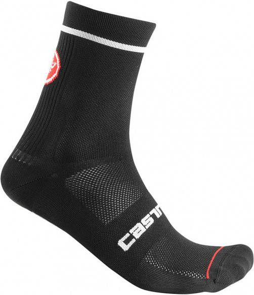 Castelli Entrata 9 Sock Fietssokken/XL, zwart