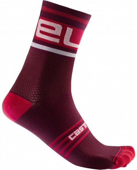 Castelli Prologo 15 Sock Fietssokken/XL, rood