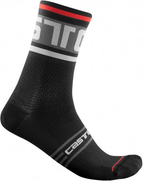 Castelli Prologo 15 Sock Fietssokken/XL, zwart