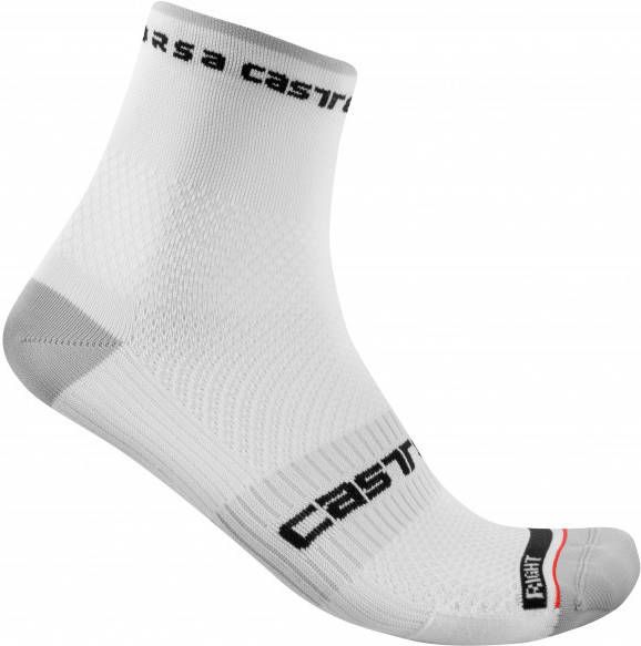 Castelli Rosso Corsa Pro 9 Sock Fietssokken/XL, grijs