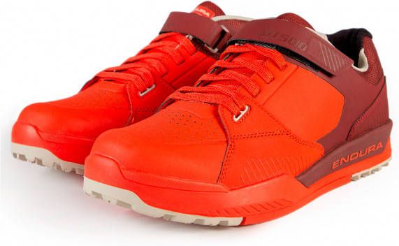Endura MT500 Burner Clipless Schuh Fietsschoenen rood