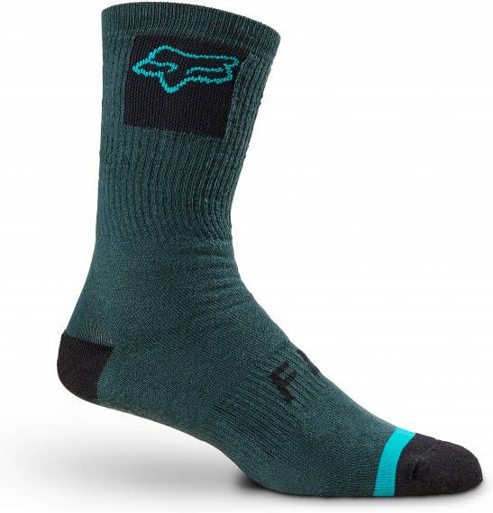 Fox Racing 8' Defend Crew Sock Fietssokken/M, blauw