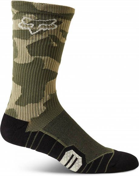 Fox Racing 8' Ranger Cushion Fietssokken/XL, olijfgroen