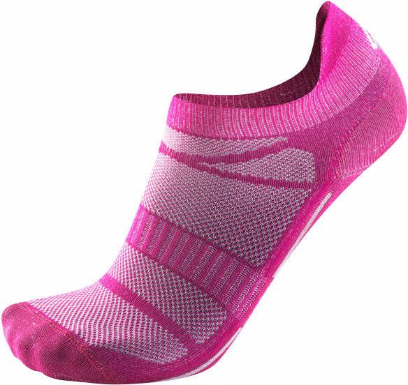 Löffler Transtex Footie Socks Fietssokken 46, roze/purper