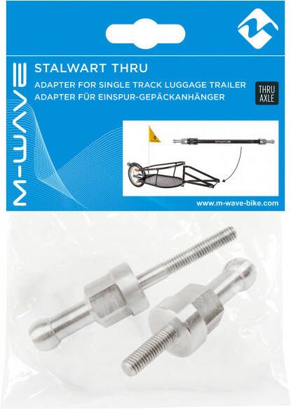 M-Wave M Wave Adapter Stalwart Thru Accessoire kinderfietskar silber