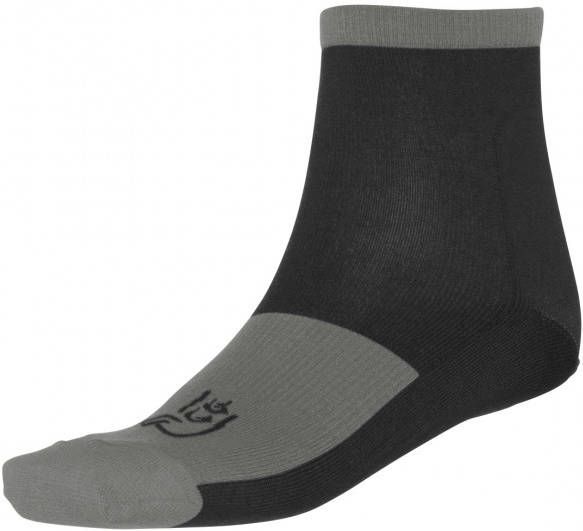 Norrøna Fjørå Light Weight Merino Socks Fietssokken 39, zwart/grijs