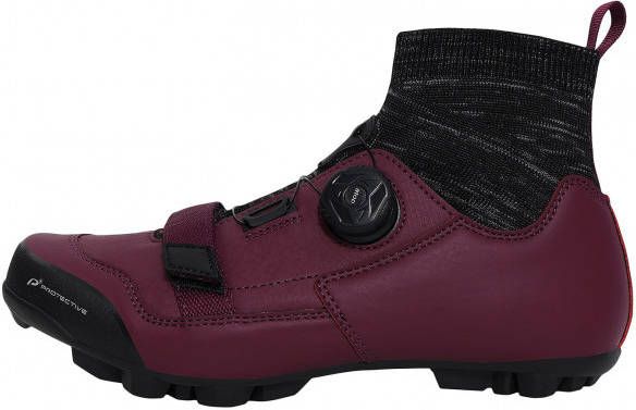 Protective Women's P Steel Toe Shoes Fietsschoenen zwart/rood