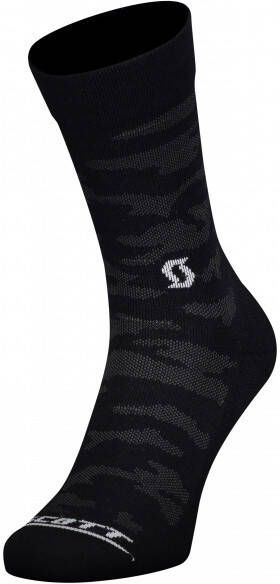 Scott AS Trail Camo Crew Fietssokken 38, zwart