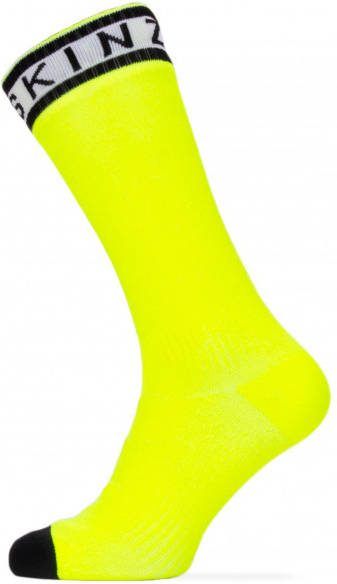 SealSkinz Waterproof Warm Weather Mid Sock w/Hydrostop Fietssokken, geel