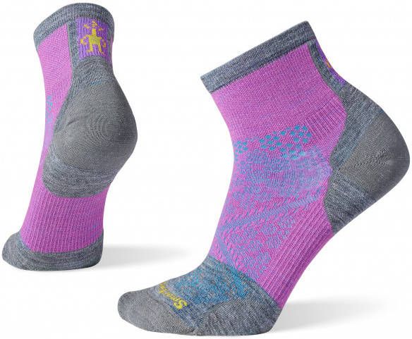 SmartWool Women's Performance Cycle Zero Cushion Ankle Fietssokken, purper