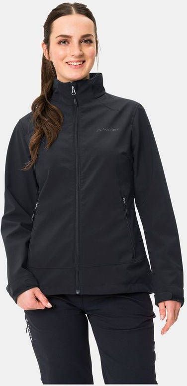 Vaude Cyclone Softshell Jas Dames Zwart