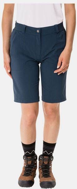 Vaude Farley II Stretch Short Dames Blauw