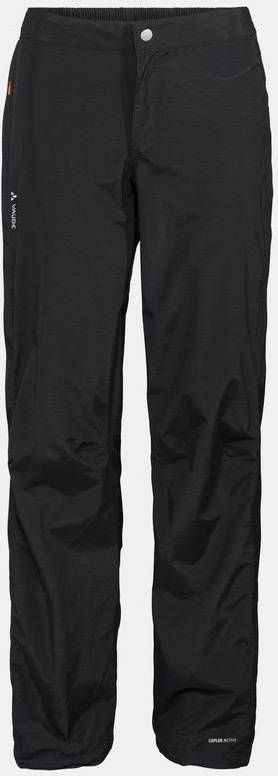 Vaude Yaras Zip III Regenbroek Dames Zwart