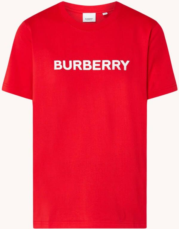 Burberry Margot T shirt van biologisch katoen met logoprint