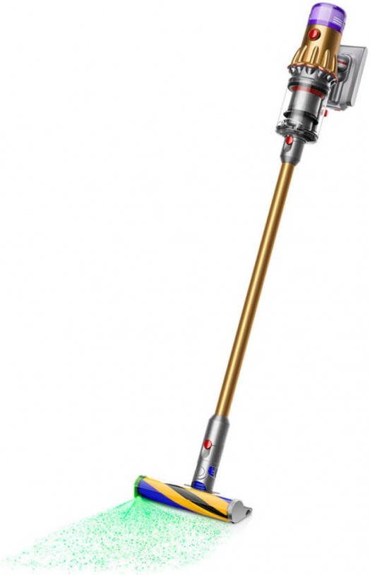 Dyson SV20 V12 Detect Slim Absolute Nickel Satin Gelb Glanz Nickel