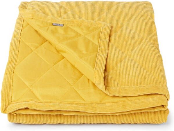 ESSENZA Billie bedsprei van ribfluweel