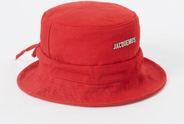 Jacquemus Bucket hoed met logo