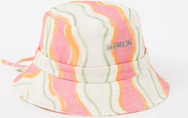 Jacquemus Le Bob Gadjo bucket hoed van canvas