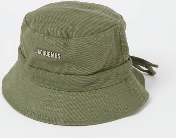 Jacquemus Le Bob Gadjo bucket hoed van canvas
