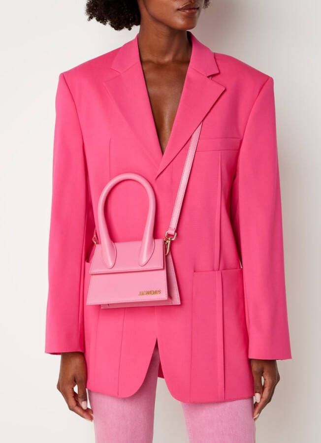 Jacquemus Le Chiquito Small handtas van leer met logo