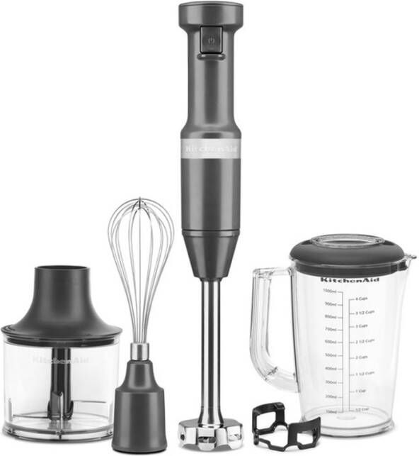 KitchenAid Staafmixer 5KHBV83EDG DONKERGRIJS Kleur donkergrijs