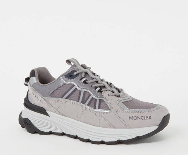 Moncler Lite Runner sneaker met nubuck details