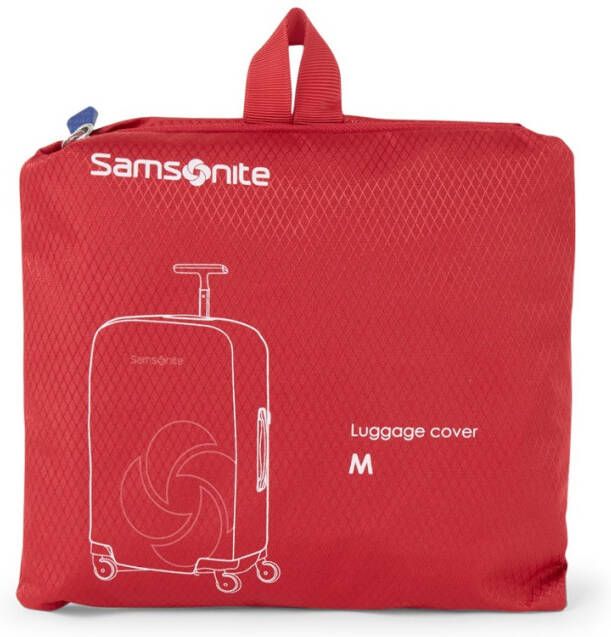 Samsonite Kofferhoezen Global Ta Foldable Luggage Cover M Rood