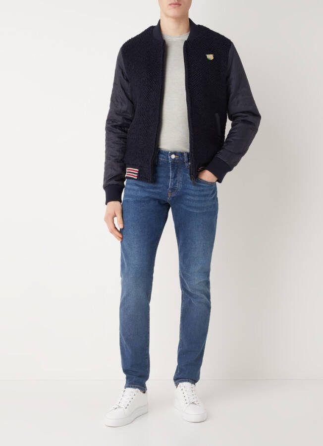 Scotch & Soda Blauwe Slim Fit Jeans Essentials Ralston In Organic Cotton Classic Blue