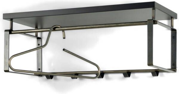 Spinder Design Rex 3 Kapstok Met Hoedenplank Blacksmith