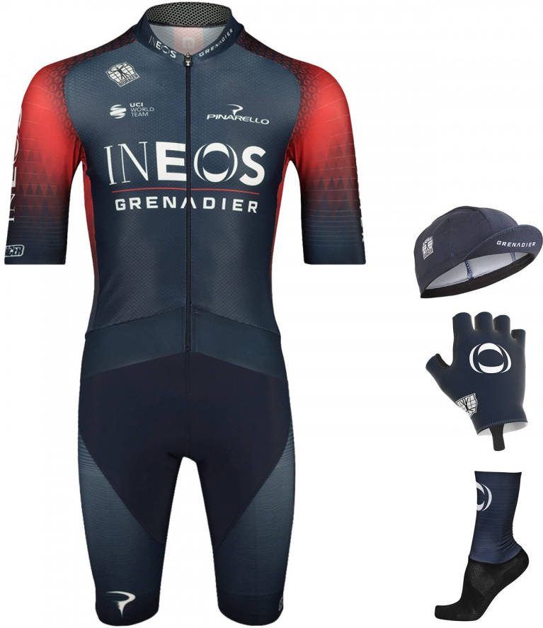 Bioracer INEOS Grenadiers Epic 2023 Maxi Set(5 stukken)maxiset(5 artikelen ), voor here