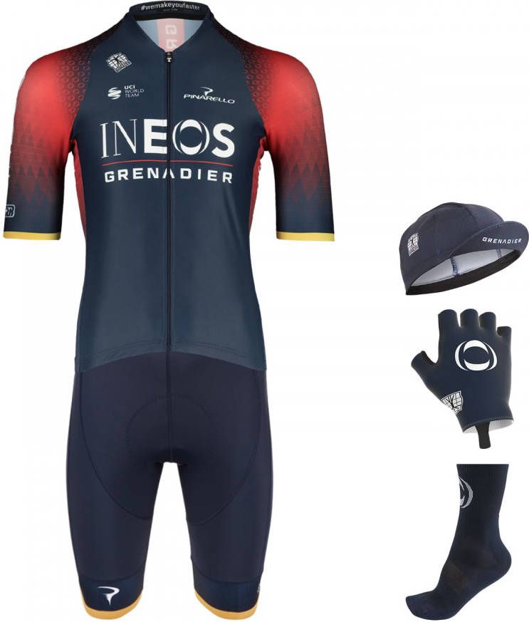 Bioracer INEOS Grenadiers Olympisch kampioen 2022 Maxi Set(5 stukken)maxiset(5 artikel
