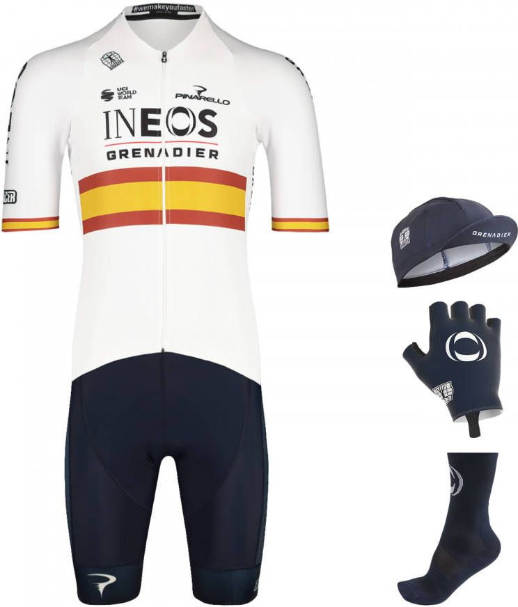 Bioracer INEOS Grenadiers Spaans kampioen 2022 Maxi Set(5 stukken)maxiset(5 artikelen )