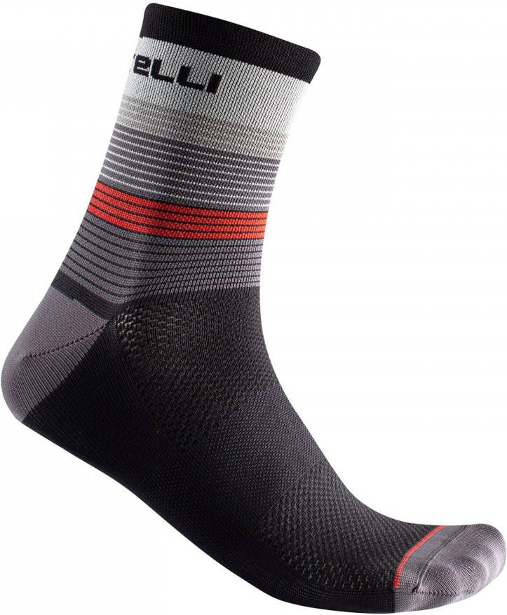 Castelli Fietssokken Scia 12 fietssokken, voor heren, M, Fietskleding