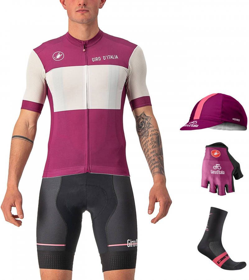 Castelli GIRO D'ITALIA Fuori 2022 Maxi Set(5 stukken)maxiset(5 artikelen ), voor heren