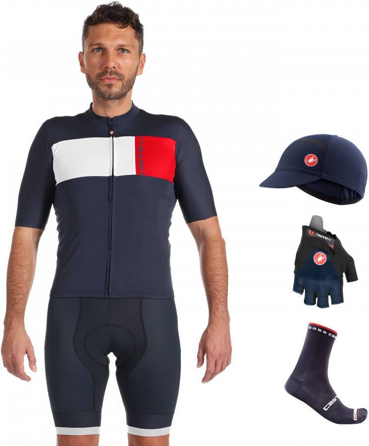 Castelli Prologo 7 Maxi Set(5 stukken)maxiset(5 artikelen ), voor heren, Wiele