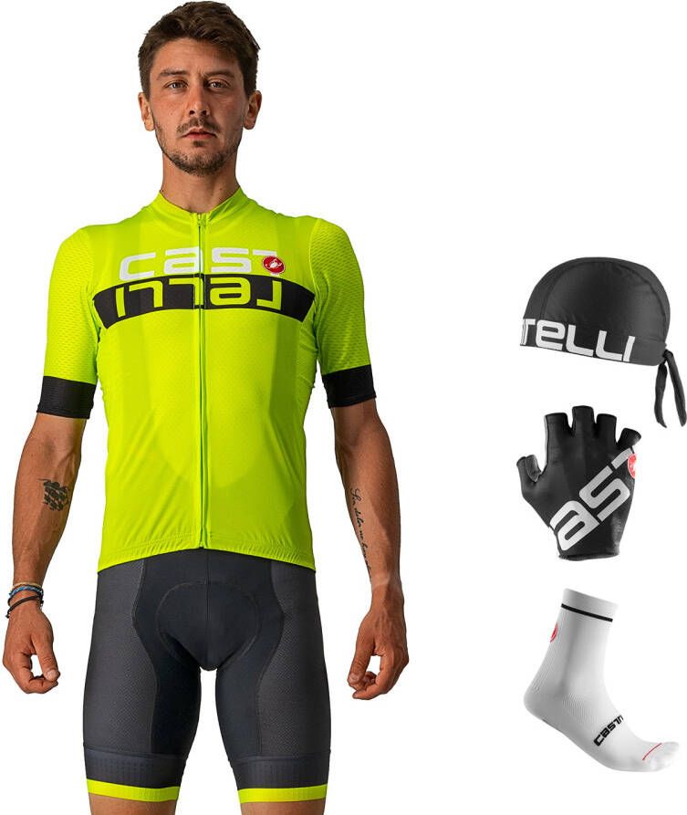 Castelli Scorpione 2 Maxi Set(5 stukken)maxiset(5 artikelen ), voor heren, Wie