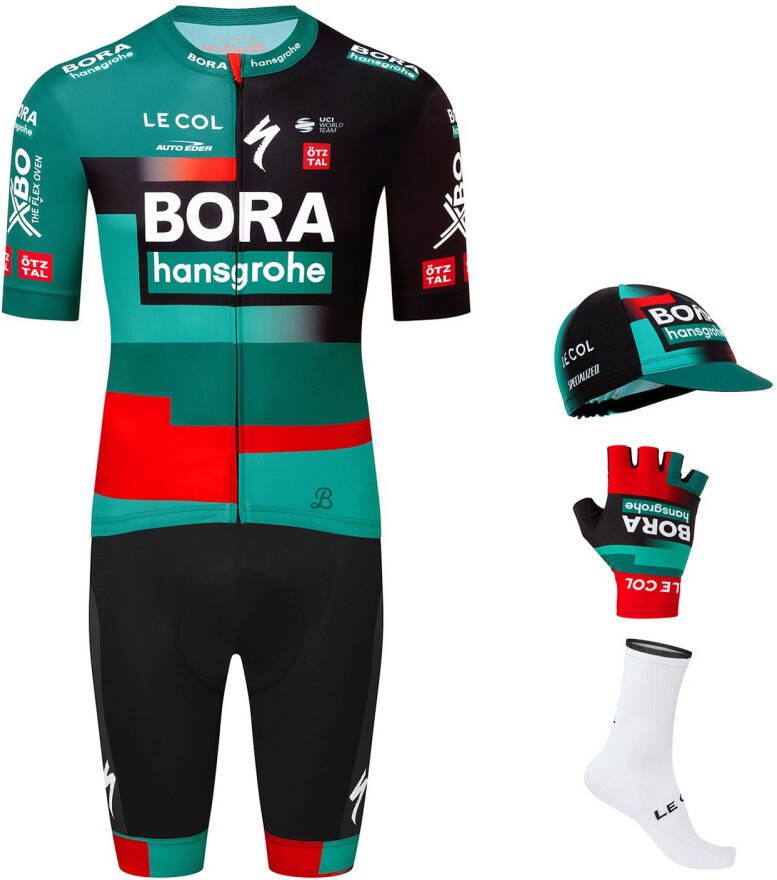 Le Col BORA hansgrohe 2023 Maxi Set(5 stukken)maxiset(5 artikelen ), voor heren, Fiet