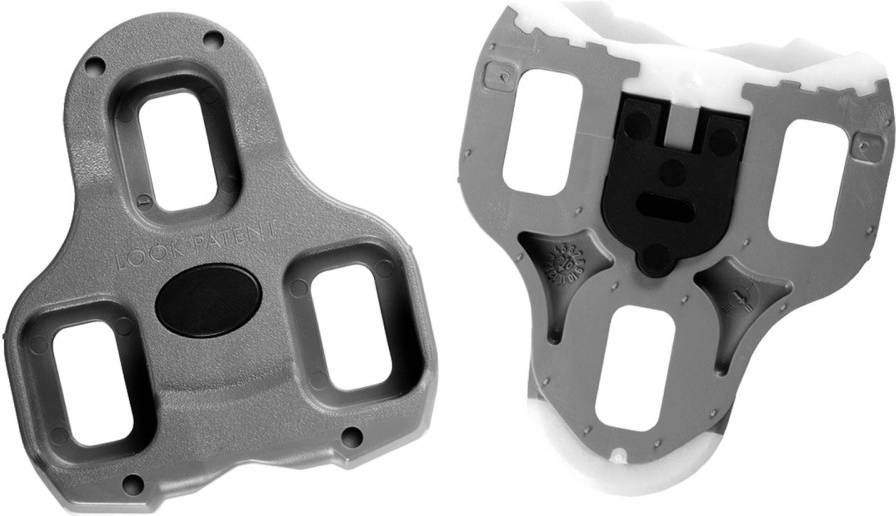 Look Racefiets schoenplaatjes KéO grijs, Fietsonderdelen