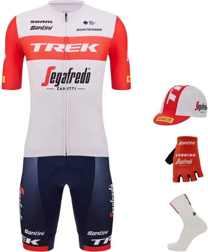Santini Maxi TREK SEGAFREDO 2023 Set(5 stukken)maxiset(5 artikelen ), voor heren, Fie