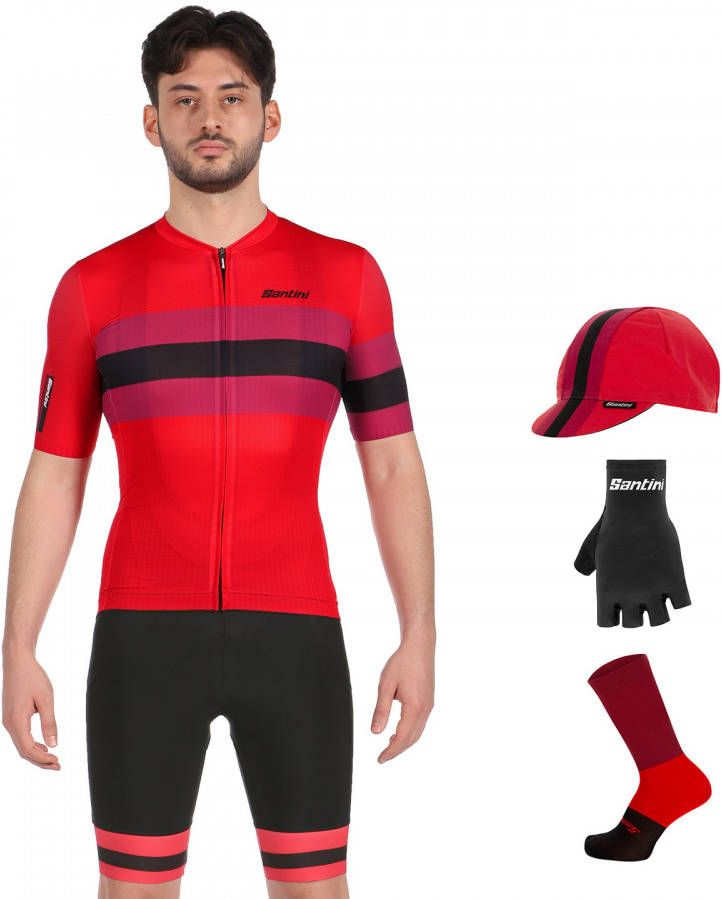 Vermarc LOTTO DSTNY Aero 2023 Set(fietsshirt + fietsbroek)set(2 artikelen ), voor here