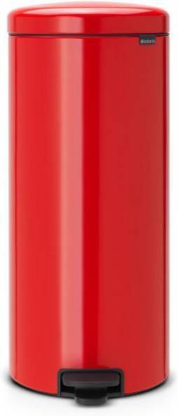 Brabantia Newicon Pedaalemmer 30 Liter Met Kunststof Binnenemmer Passion Red