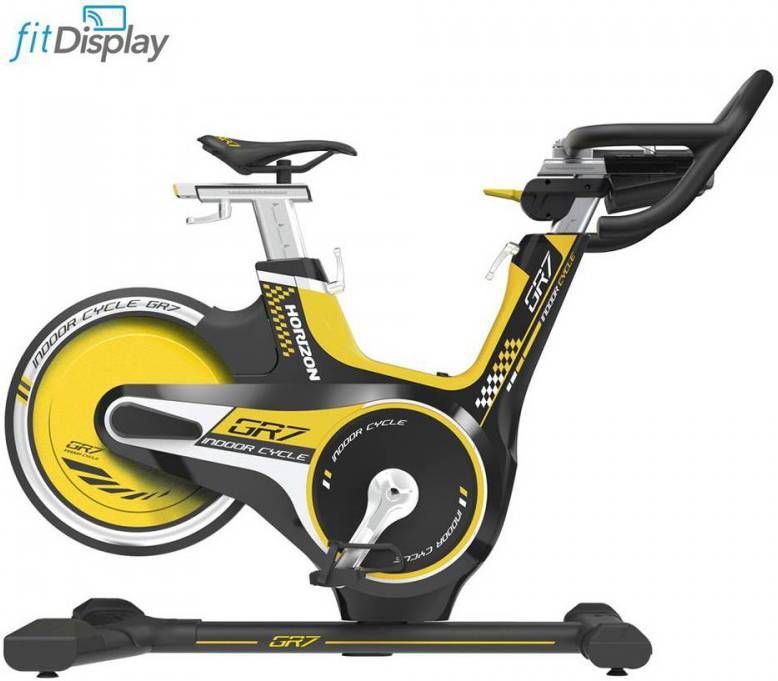 Horizon Fitness Indoor Cycle GR7 Spinningfiets Gratis trainingsschema Zwift Compatible