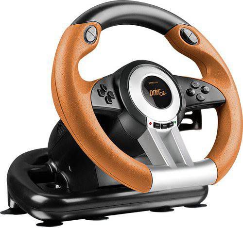 Speedlink , DRIFT O.Z. Racing Wheel (Zwart / Oranje) PC