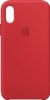 Apple iPhone Xs Silicone Back Cover RED online kopen