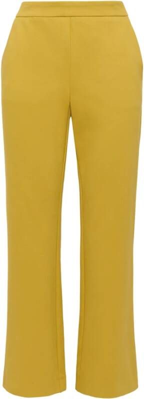 Maliparmi Cropped broek , Geel, Dames