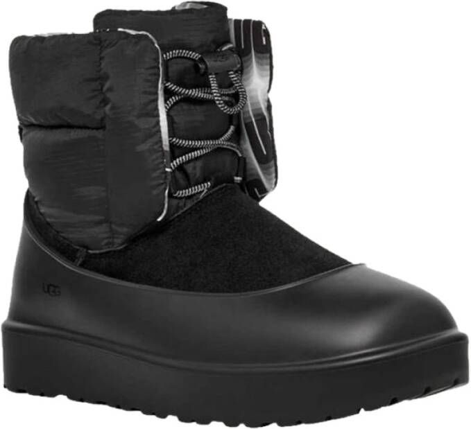 Ugg Classic Maxi Toggle korte laars voor Dames in Black,, Leder