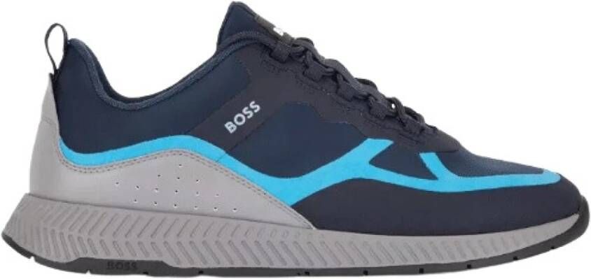 Hugo Boss Sneakers , Blauw, Heren