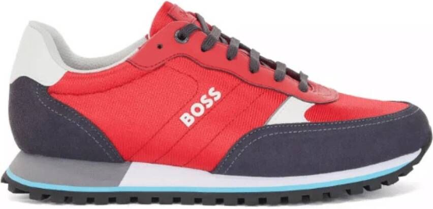 Hugo Boss Sneakers , Rood, Heren